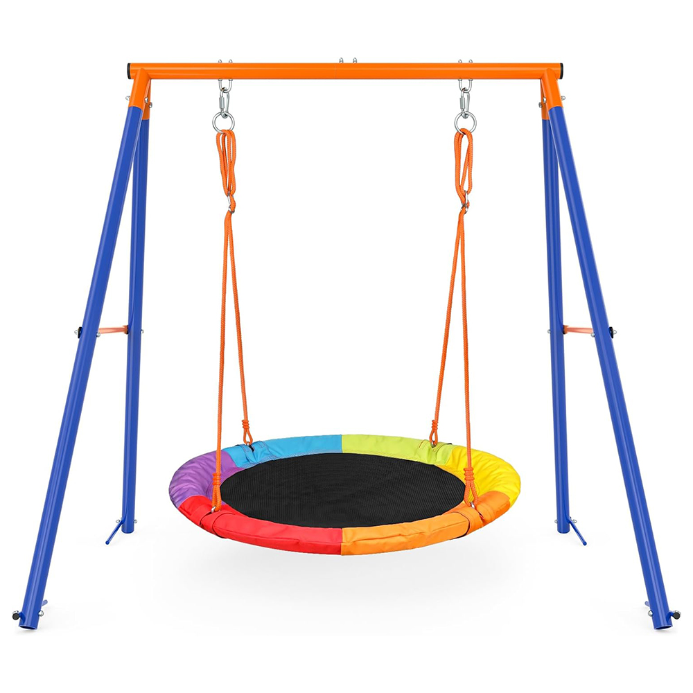 Kids Outdoor Garden Set - 遊具用鉄製ガーデンブランコセット、大人と子供向けの屋外ブランコセット卸売