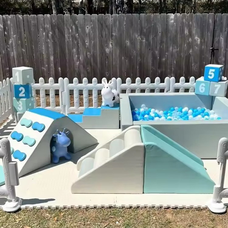 Kids Outdoor Tunnel - 屋内/屋外兼用ソフトプレイグラウンド、ボールプール、トンネル、キッズバウンスハウス、パーティー用ソフトプレイ、クライミング遊具、庭、ショッピングモール、幼稚園