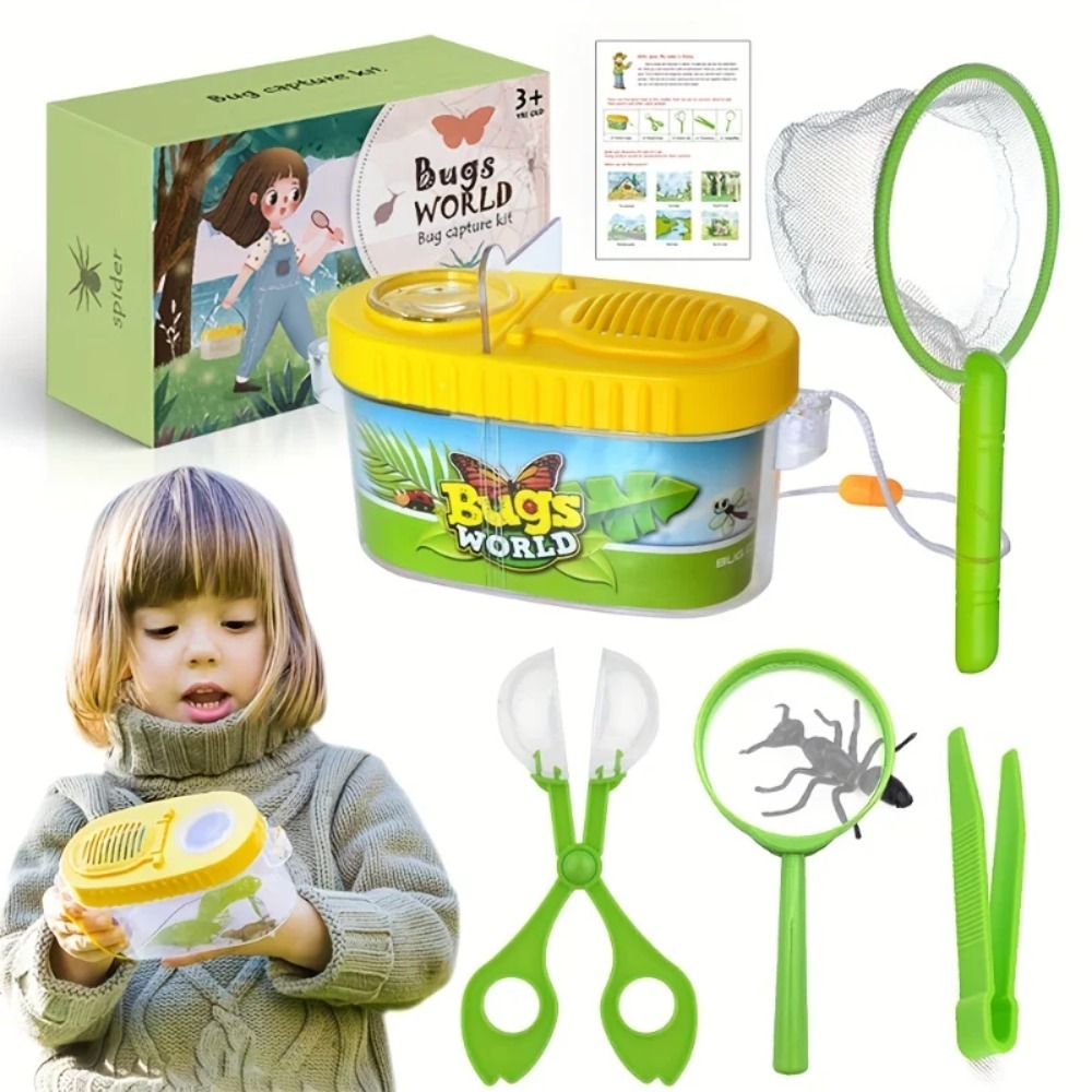 Kids Outdoor Adventure Kit - キッズエクスプローラーキット、アウトドアアドベンチャーキャンプキット&バグキャッチャーキット、教育自然探検おもちゃギフト男の子&女の子向け