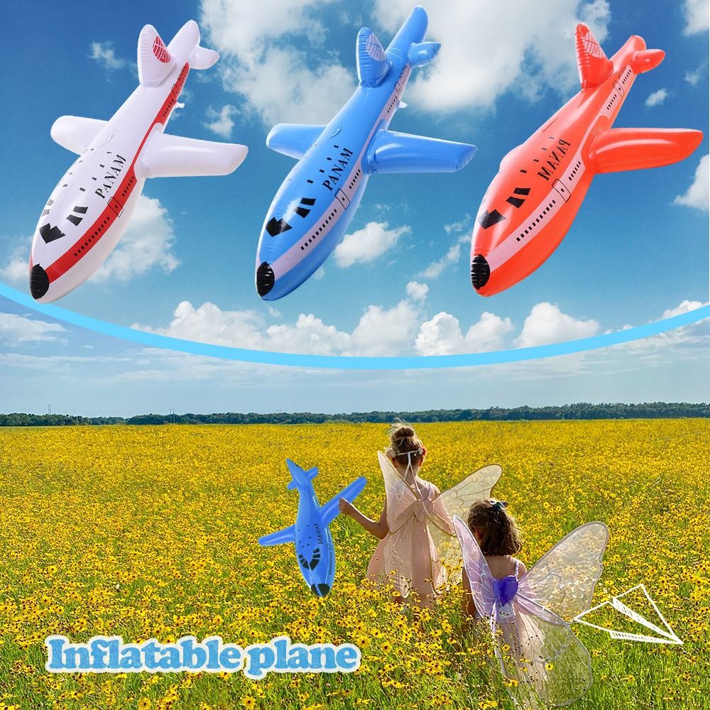 Kids Outdoor Youtube - 子供用チューブ付きインフレータブル飛行機フロート,屋外水泳玩具,誕生日プレゼント