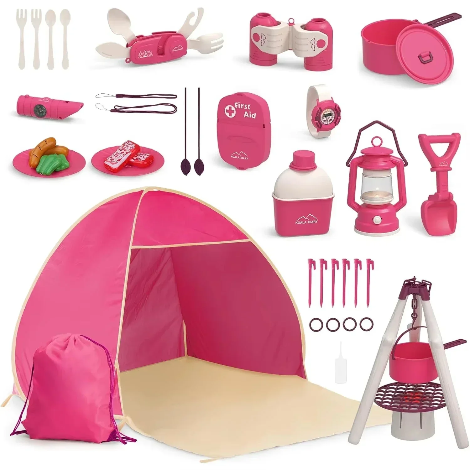 Kids Outdoor Adventure Kit - ‌ 子供用アウトドア自然探検おもちゃセット ビーチ砂遊びツール キャンプ探検家 沿岸冒険 ‌