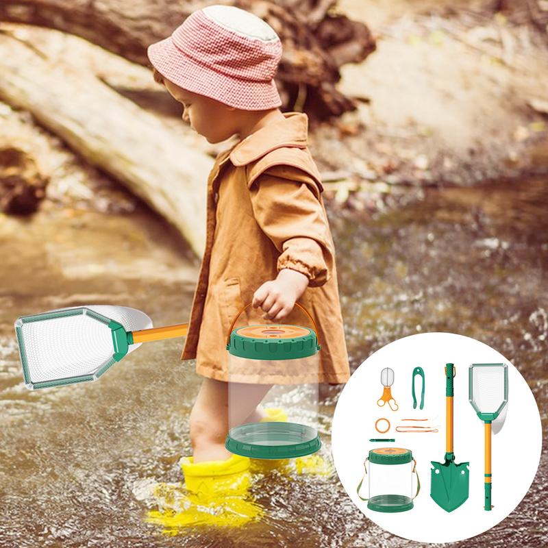 Kids Outdoor Adventure Kit - 子供用バタフライキャッチャーキット,格納式キャッチャー,多用途のアドベンチャーキット