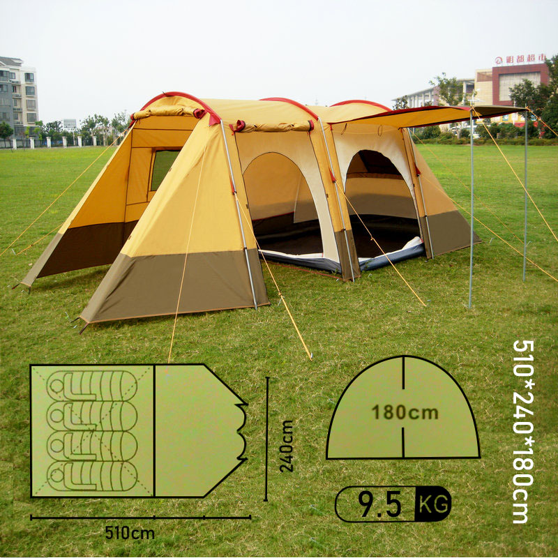 Kids Outdoor Tunnel - キャンプ用屋外テント 子供用遊び場と家族用防水トンネルテント 四季対応テント