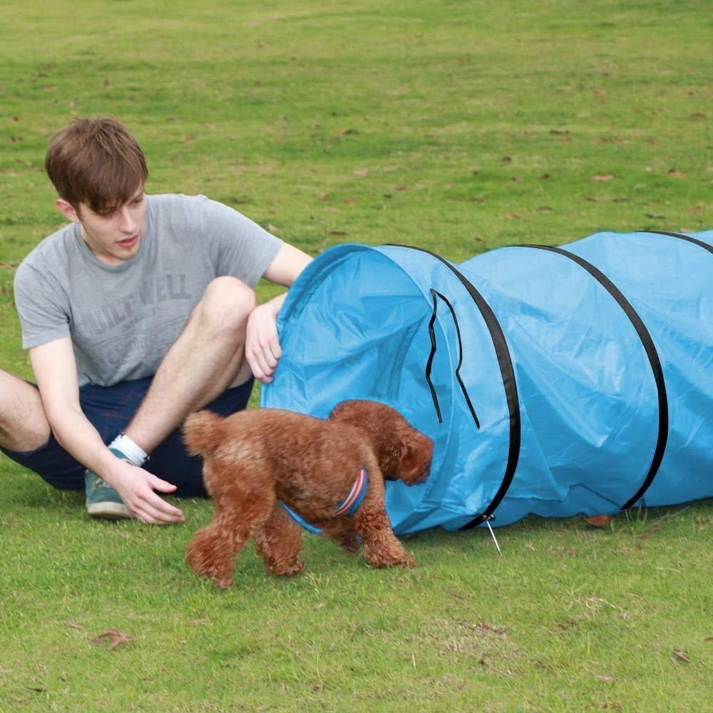 Kids Outdoor Tunnel - 子供用トンネル型ペットテント、持ち運び可能な屋内外兼用、幼児や小型ペットのための快適な遊び場、裏庭遊び、誕生日プレゼント