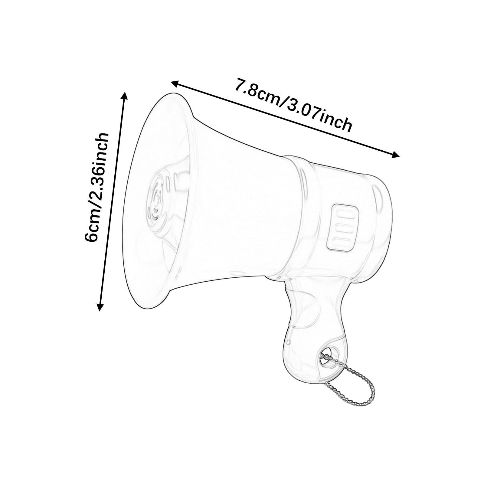 ノベルティミニメガホンキーホルダー、ポータブル拡声器おもちゃ - Kids Outdoor Voices のレビューと価格