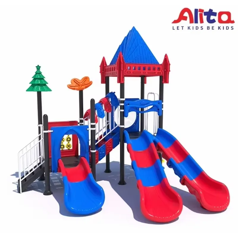 子供用5フィートプラスチック製屋外スライド、裏庭遊具、耐久性 - Kids Outdoor Yard Equipment のレビューと価格