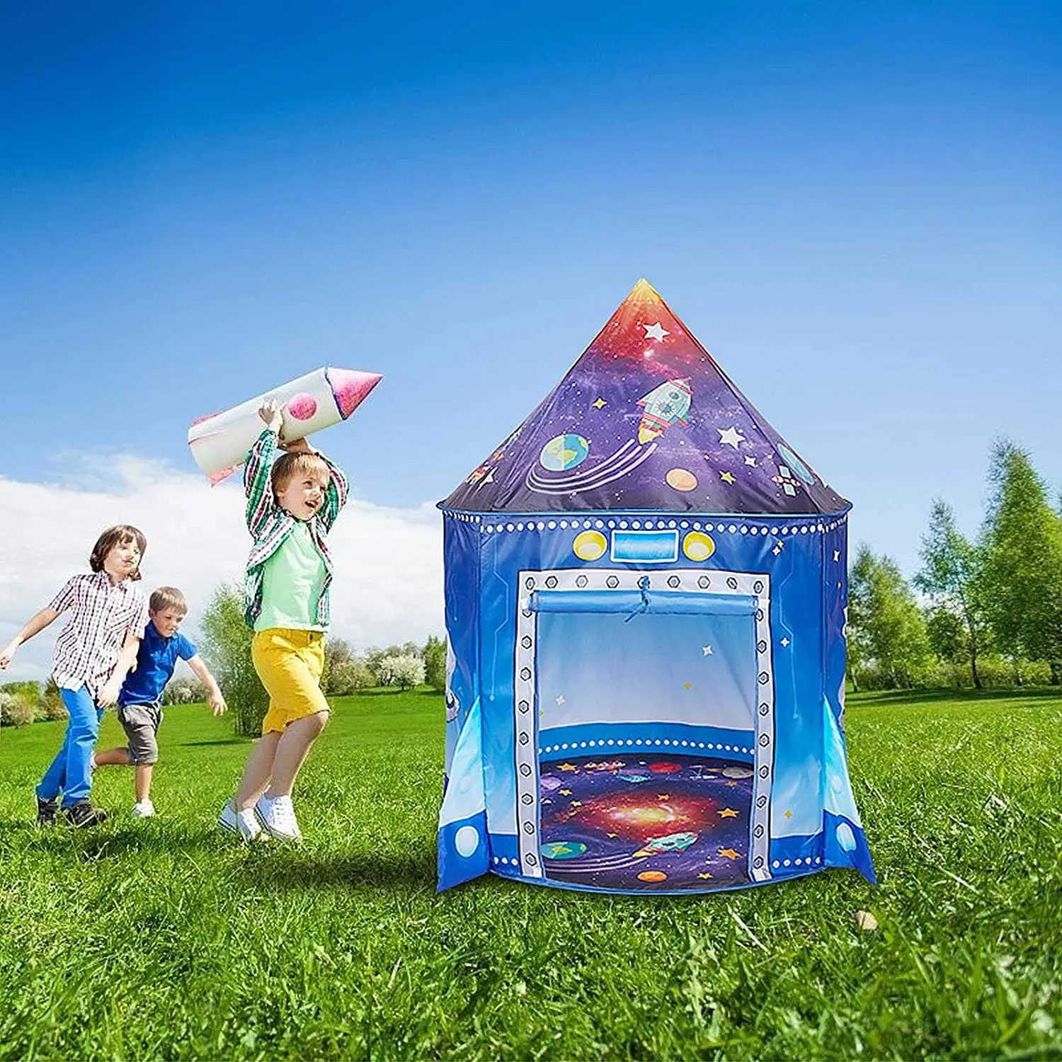 ロケット船キッズテント ポップアッププレイテント 子供用 大 - Kids Outdoor Tent のレビューと価格