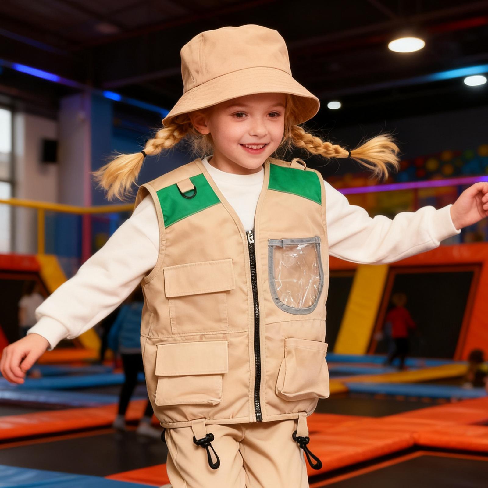 キッズエクスプローラーベストと帽子 ハロウィンコスプレキット - Kids Outdoor Adventure Kit のレビューと価格