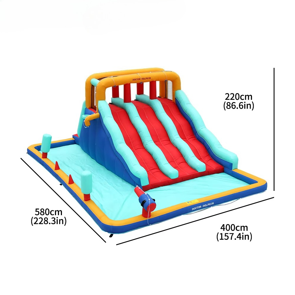 屋外用インフレータブルバウンスキャッスル、スライド付きキッズ - Kids Outdoor House With Slide のレビューと価格