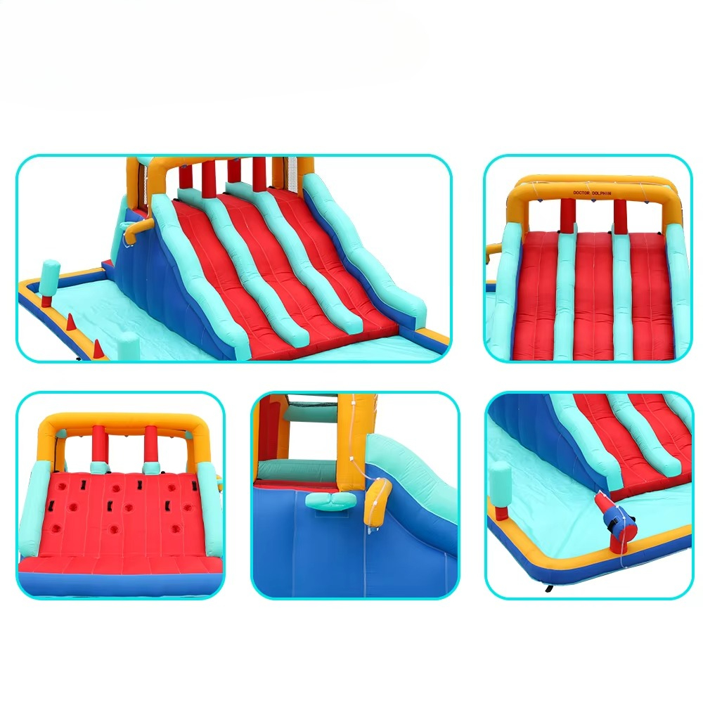 屋外用インフレータブルバウンスキャッスル、スライド付きキッズ - Kids Outdoor House With Slide のレビューと価格