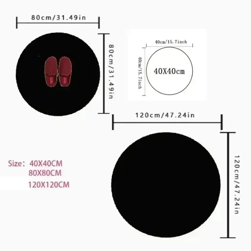 列車の線路の形をしたラウンドラグ、子供部屋用ラグ、赤い列車の - Kids Outdoor Tunnel のレビューと価格