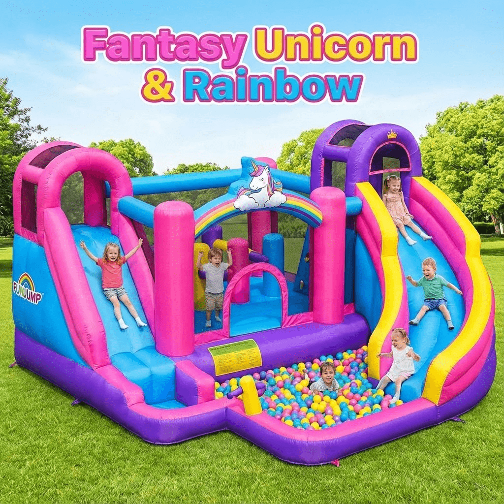 特注ヘビーデューティー業務用インフレータブルジャンパースライ - Kids Outdoor House With Slide のレビューと価格