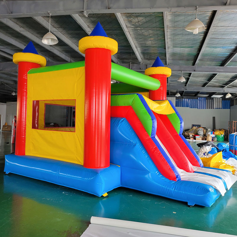 スライド付きトランポリン、ジャンプハウス、子供用屋外パーティ - Kids Outdoor House With Slide のレビューと価格