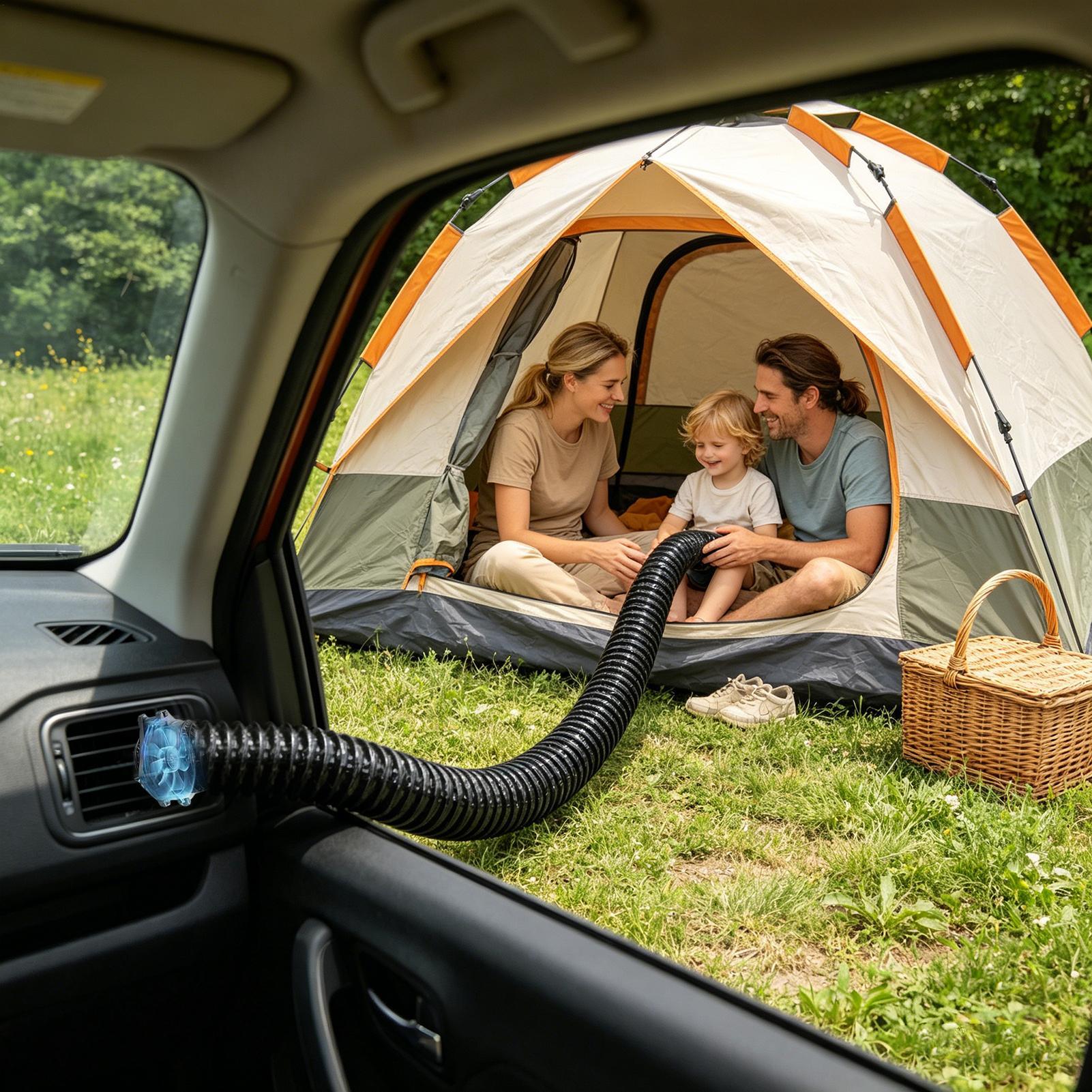 後部座席用カーベントエクステンダー、USBエアフローファン付 - Kids Outdoor Youtube のレビューと価格