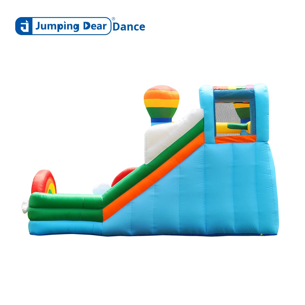 子供用インフレータブルキャッスル、滑り台とジャンプエリア付き - Kids Outdoor House With Slide のレビューと価格