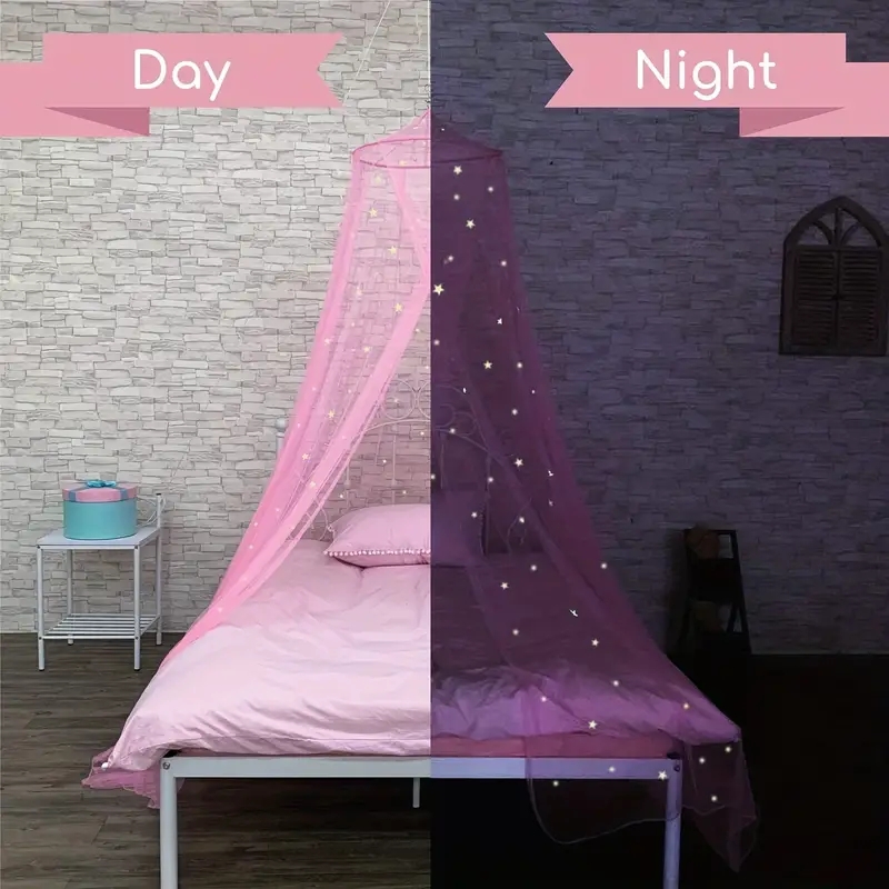 女の子のための星とプリンセスのプリントが付いたベッドの小屋, - Kids Outdoor Tent のレビューと価格