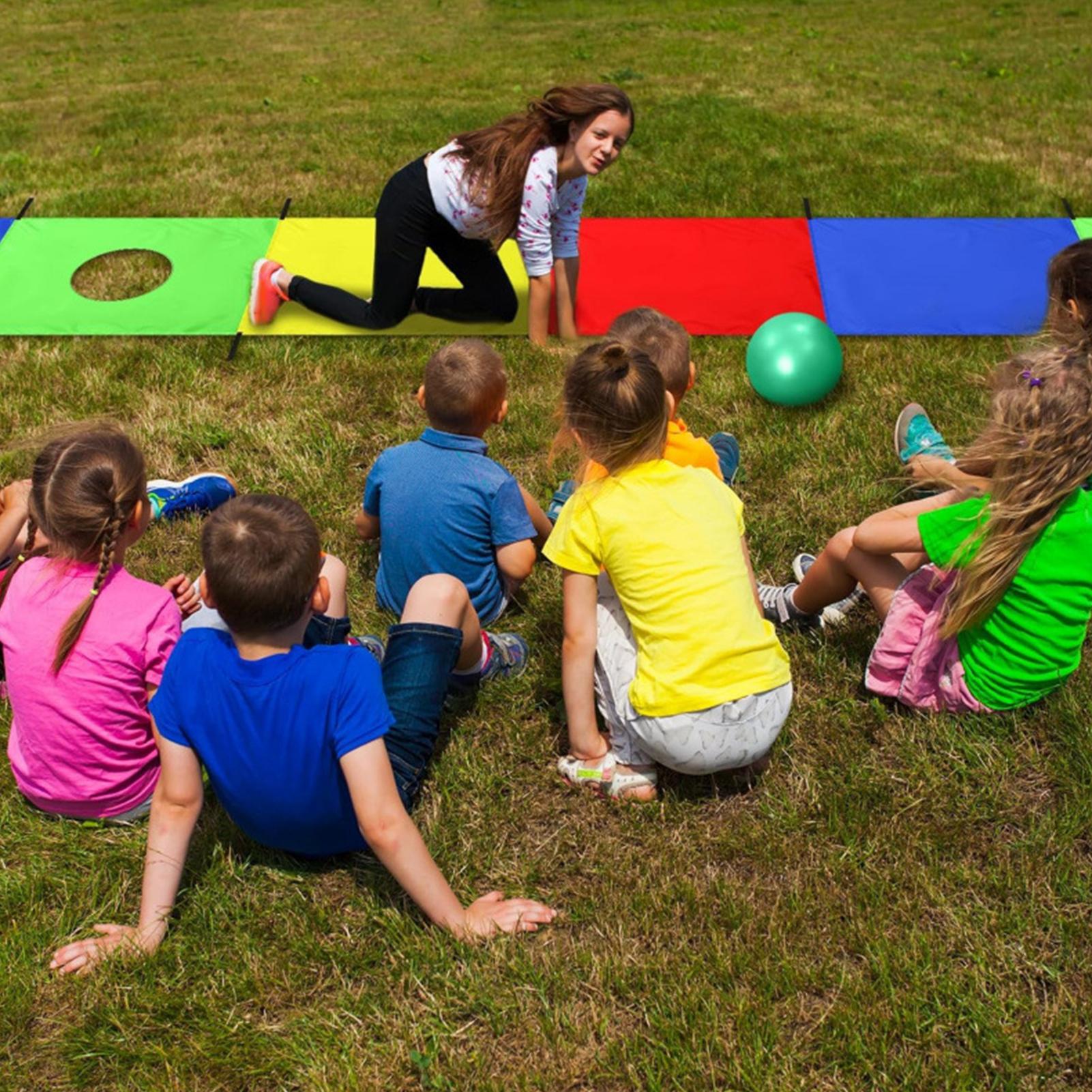 子供のためのパラシュートをプレイ長方形ゲーム体操トレーニング - Kids Outdoor Yard Equipment のレビューと価格