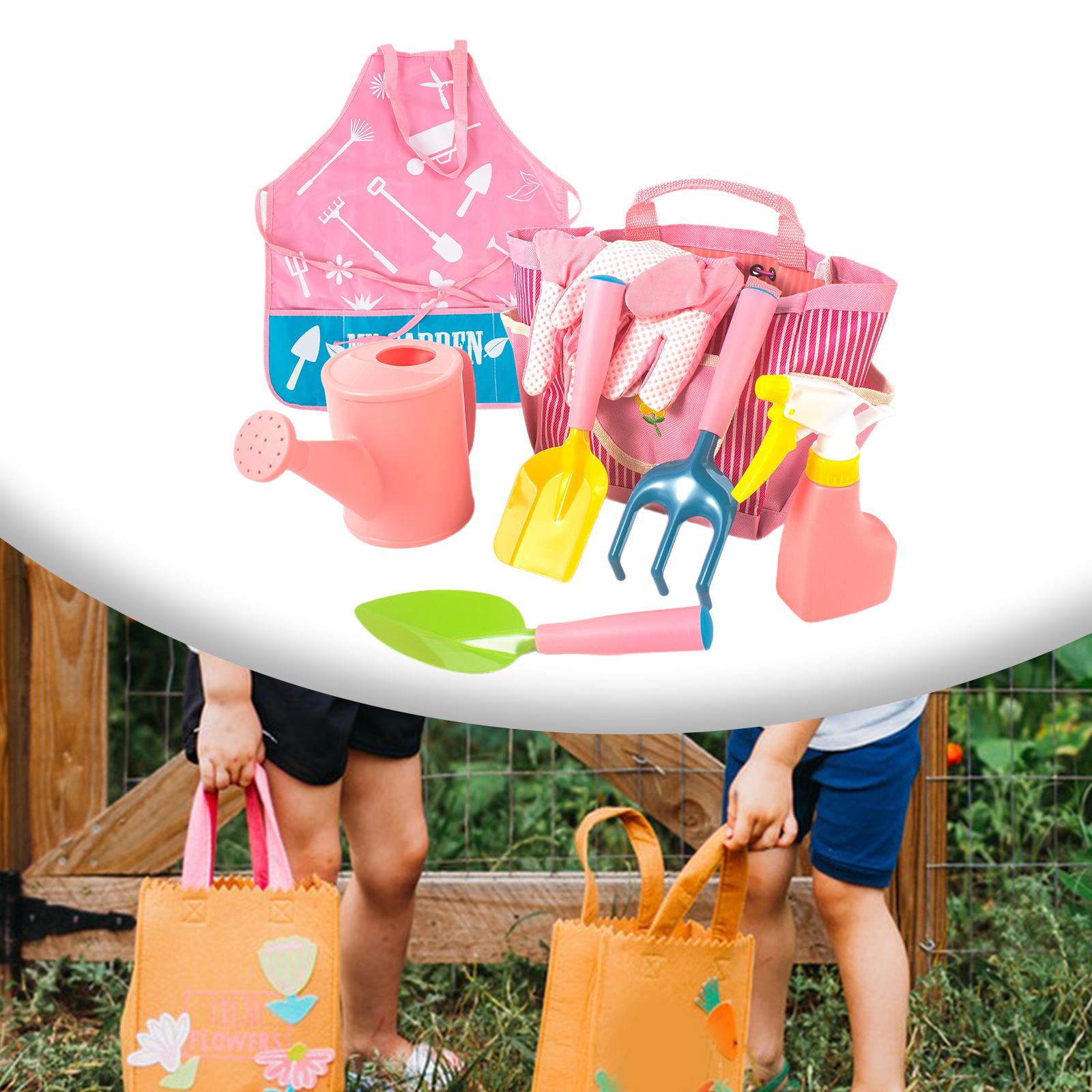 子供用ガーデニングツールセットギフトライトガーデンワークツー - Kids Outdoor Garden Set のレビューと価格