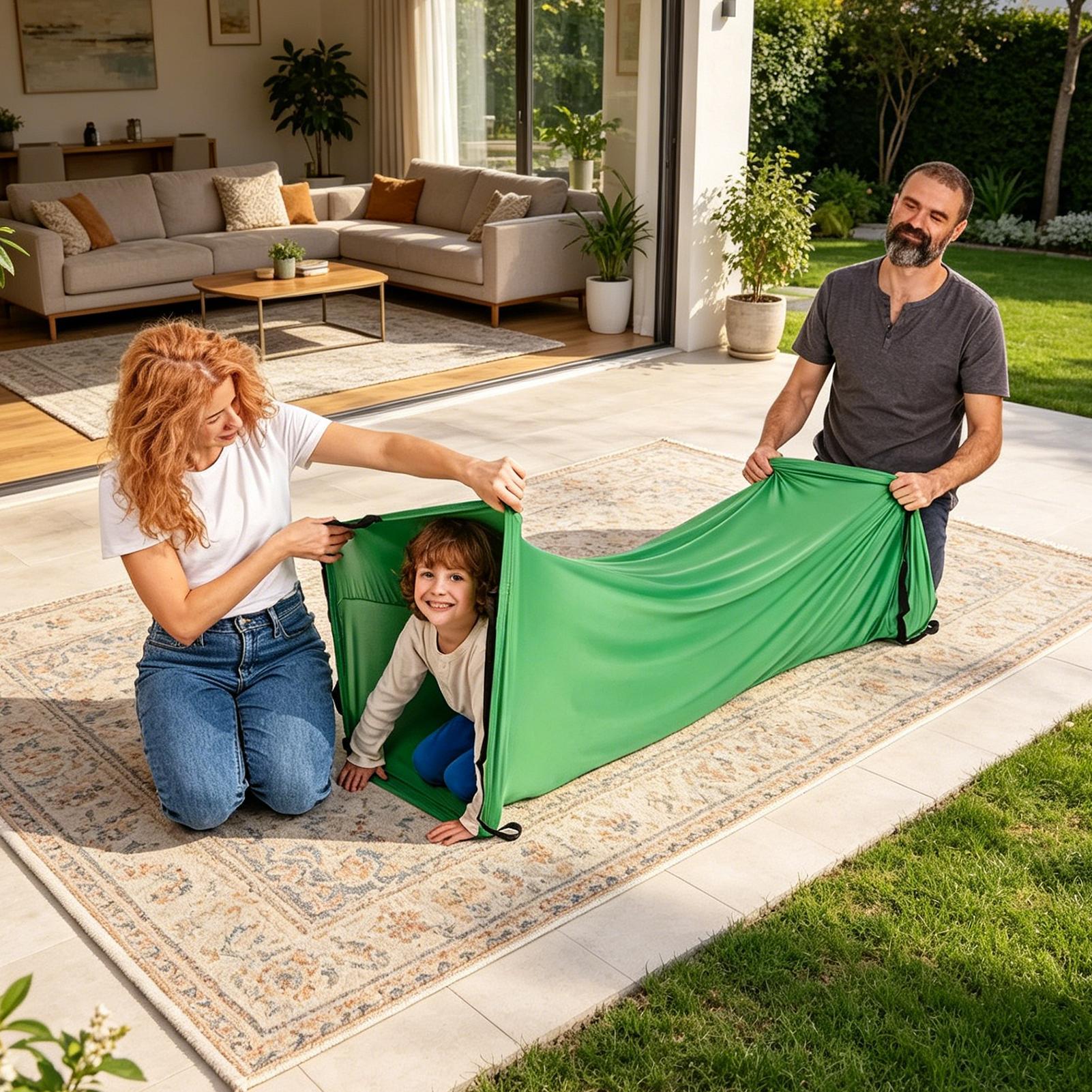 子供用トンネル 布製クロールトンネル 洗えるソフトプレイセッ - Kids Outdoor Tunnel のレビューと価格