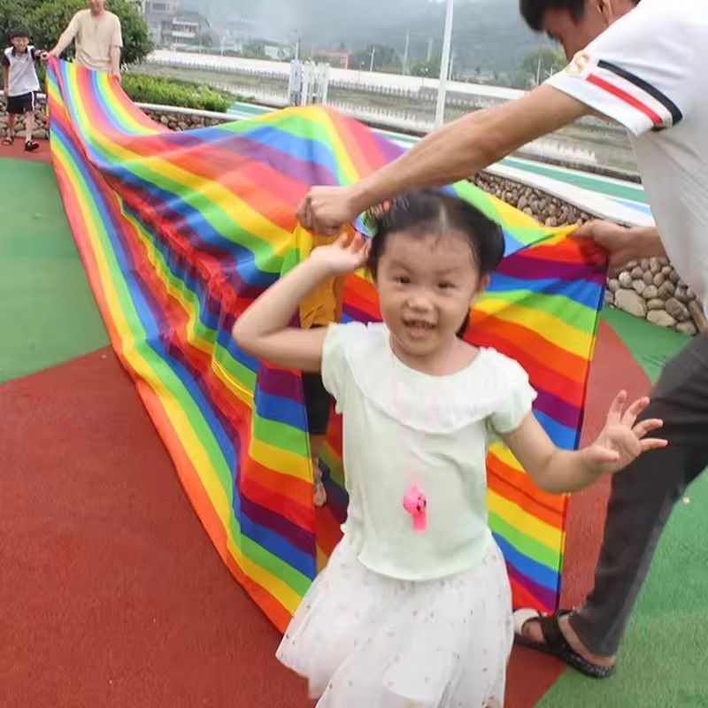 3/5/8 メートルカラフルなレインボーキッズプレイクロール - Kids Outdoor Tunnel のレビューと価格