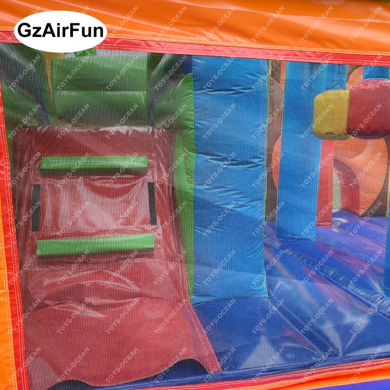 カスタム商業用屋外バウンスハウス ライオンテーマ インフレー - Kids Outdoor House With Slide のレビューと価格