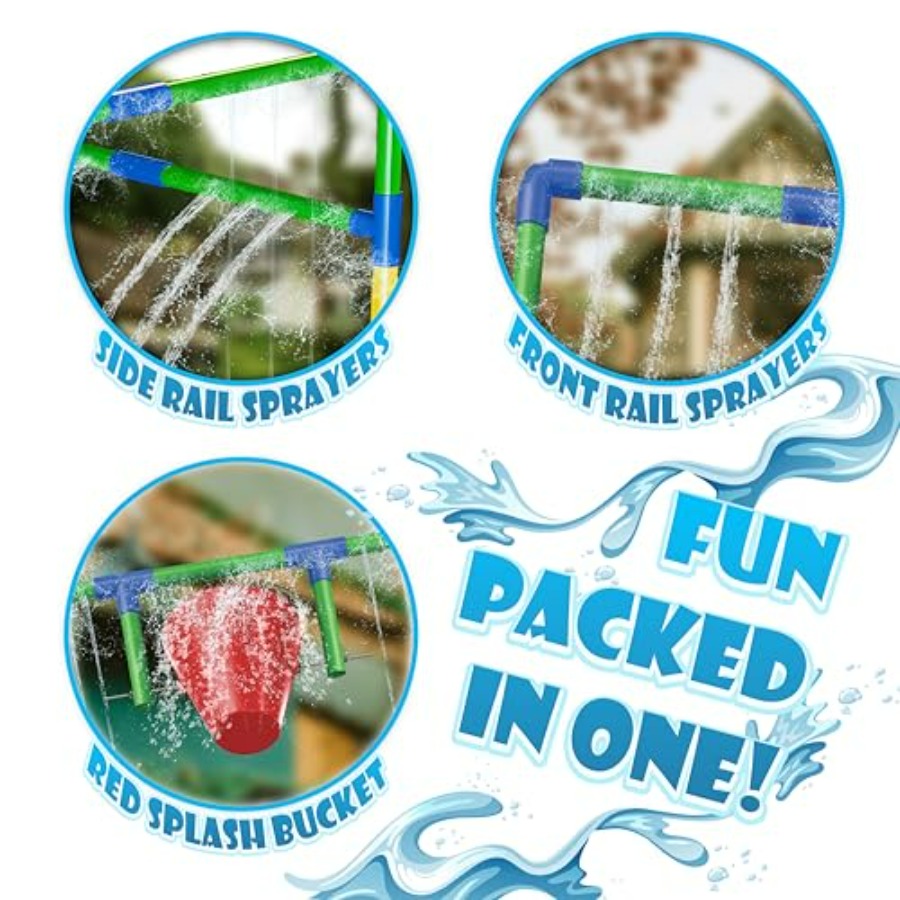 屋外裏庭ウォーターパークのスプリンクラートンネル、子供たちが - Kids Outdoor Tunnel のレビューと価格