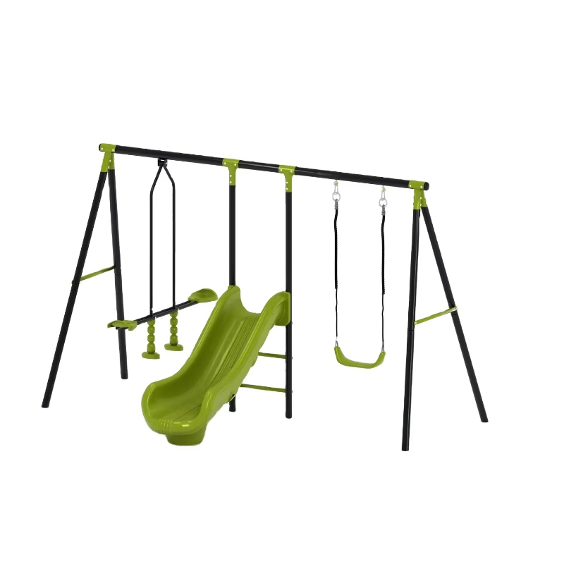 子供用ブランコおもちゃセット、バスケットボールフープ付き、金 - Kids Outdoor Garden Set のレビューと価格
