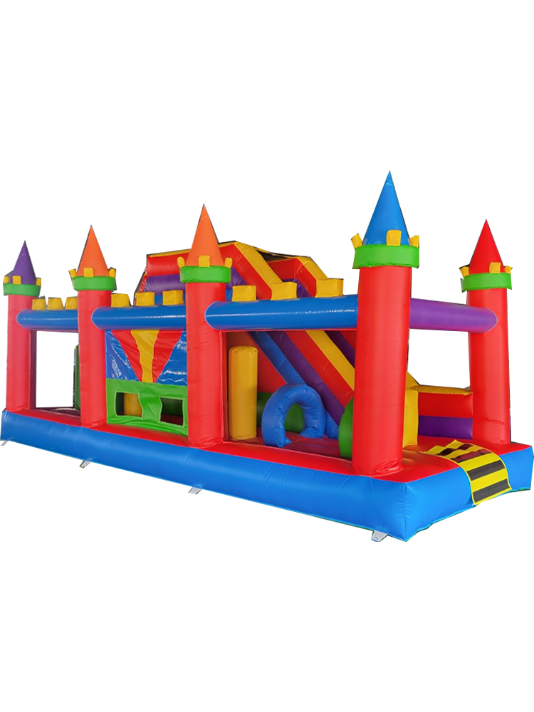 商業用インフレータブル障害物コース、滑り台トンネル付きバウン - Kids Outdoor Tunnel のレビューと価格