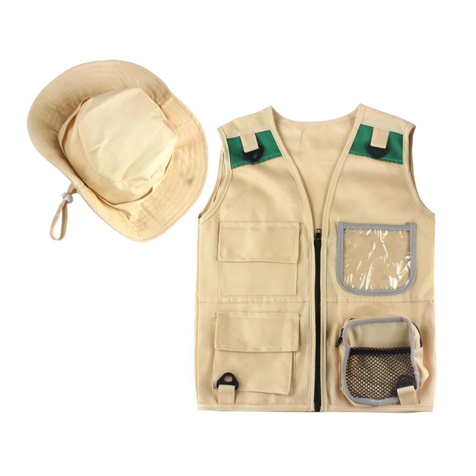 安全なキッズ屋外エクスプローラーキット、カーゴベストと帽子セ - Kids Outdoor Adventure Kit のレビューと価格