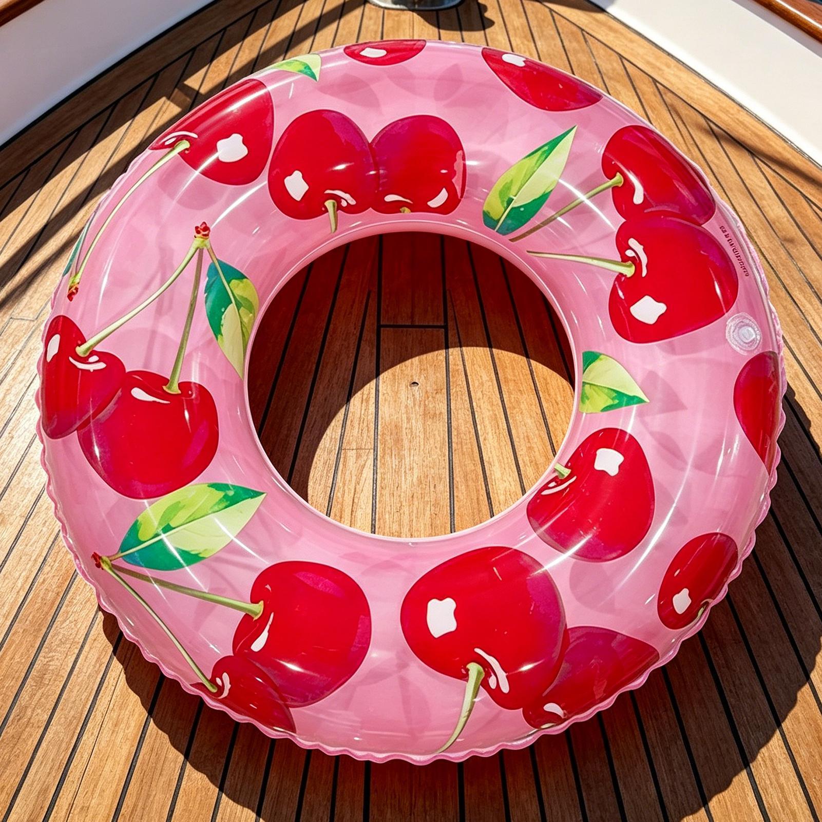 膨らませるフルーツ柄の浮き輪、子供用リングプールフロート、男 - Kids Outdoor Youtube のレビューと価格