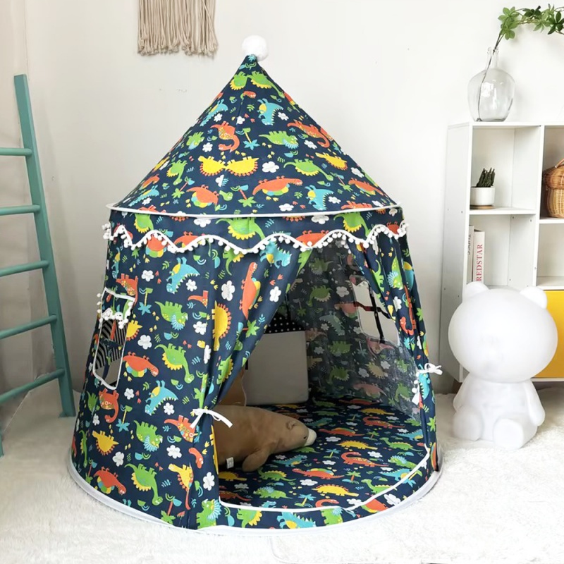 子供用大型ティピーテント 折りたたみ式おもちゃテント 城 子 - Kids Outdoor Tent のレビューと価格