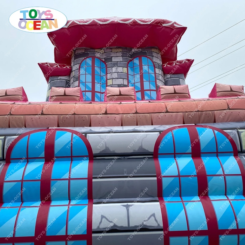 特注大型屋外遊具 キッズ用インフレータブル バウンスハウス  - Kids Outdoor House With Slide のレビューと価格
