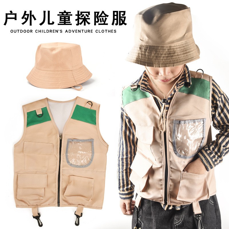 2026年新作 キッズエクスプローラーハット＆ベスト ドレス - Kids Outdoor Adventure Kit のレビューと価格